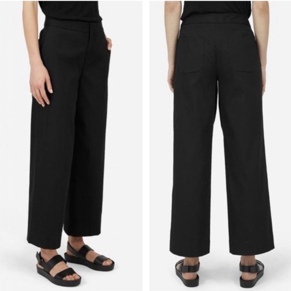 Everlane Black Wide-Leg Pants